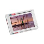 Puzzle am Molenfeuer der Westmole vorbei