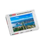 Puzzle Rügendamm und Rügenbrücke von oben