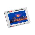 Puzzle Supermond über Rostock