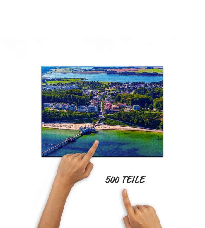 Puzzle Ostseebad Sellin Luftbild