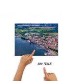 Puzzle Rostocker Stadthafen im Sommer