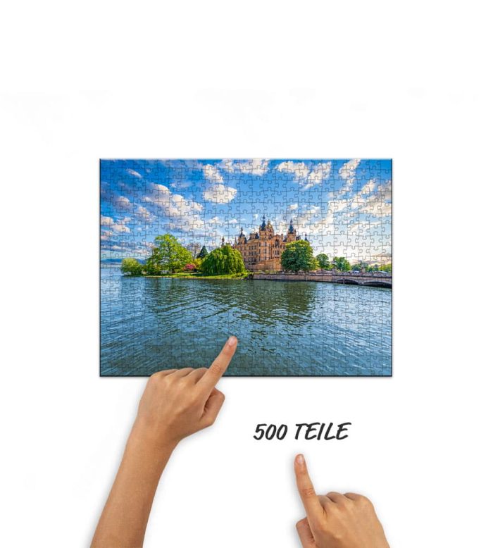 Puzzle Schlossblick Schwerin