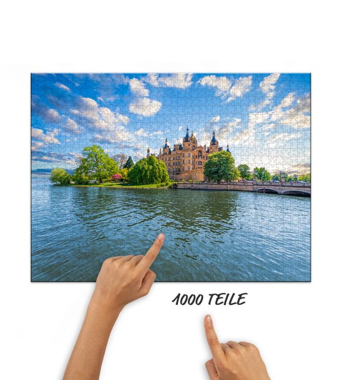 Puzzle Schlossblick Schwerin