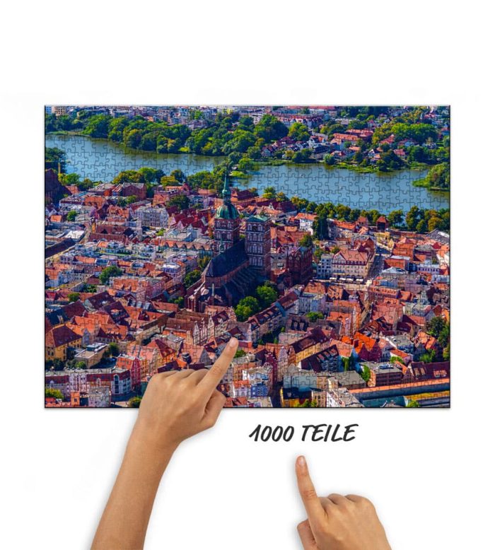 Puzzle St. Nikolaikirche Stralsund Luftbild