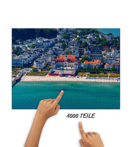 Puzzle Travel Charme Kurhaus Binz Luftbild