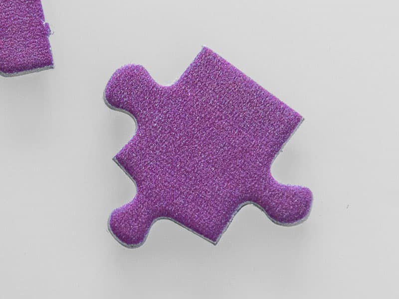 einzigartige Puzzleform