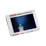 Puzzle Warnemünder Leuchtturm bei Nacht