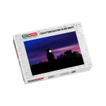 Puzzle Leuchtturm Bastorf in der Nacht