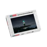 Puzzle Nachts am Leuchtfeuer in Warnemünde