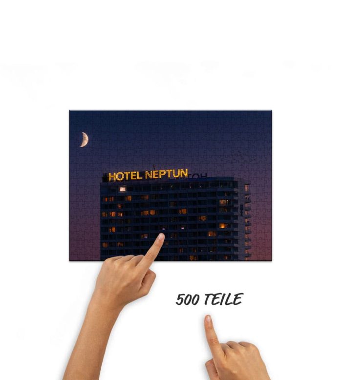 Puzzle Sommerabend am Hotel Neptun