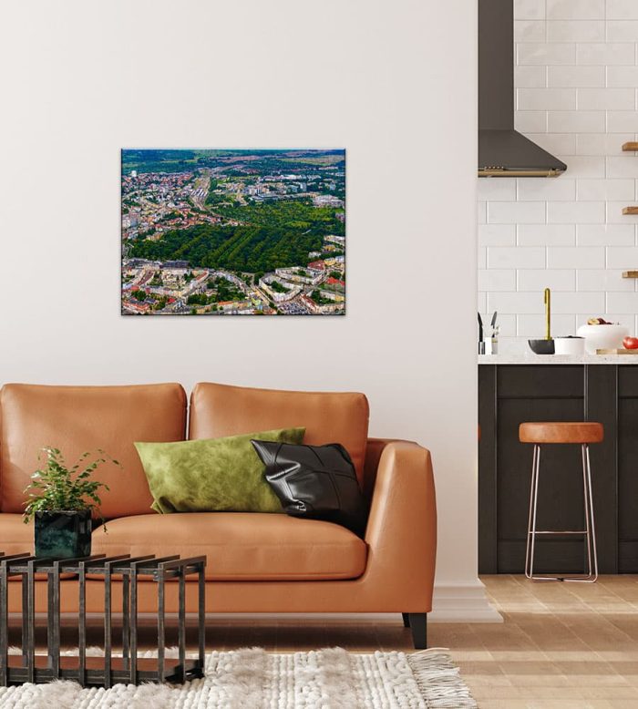 Puzzle Lindenpark Rostock von oben
