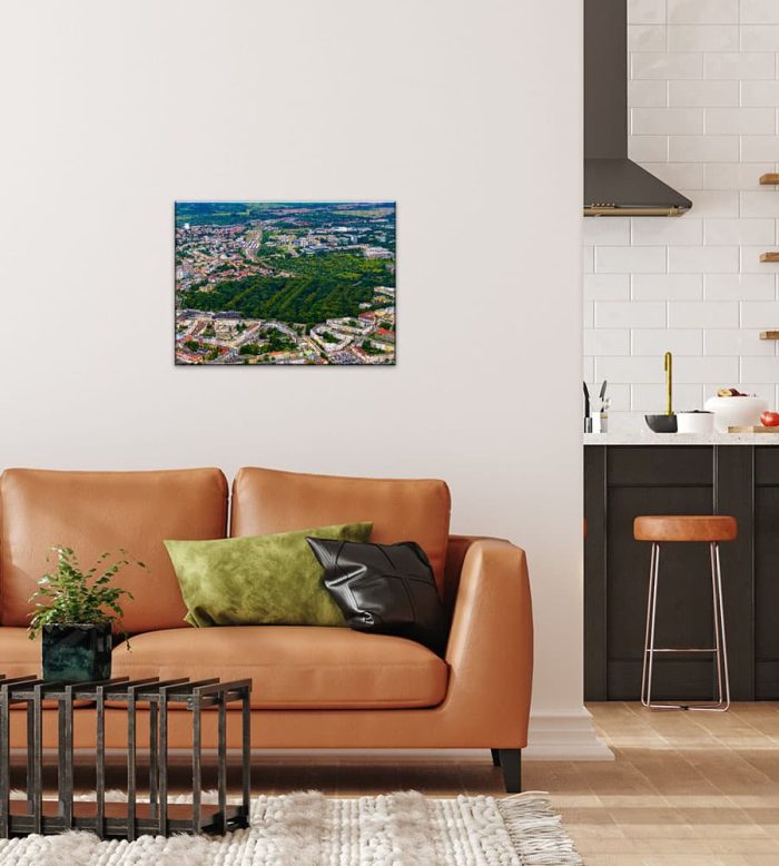 Puzzle Lindenpark Rostock von oben