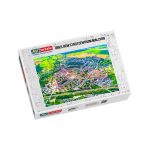 Puzzle über dem Stadtzentrum Malchin