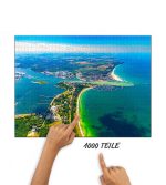 Puzzle Rostocks Norden von oben