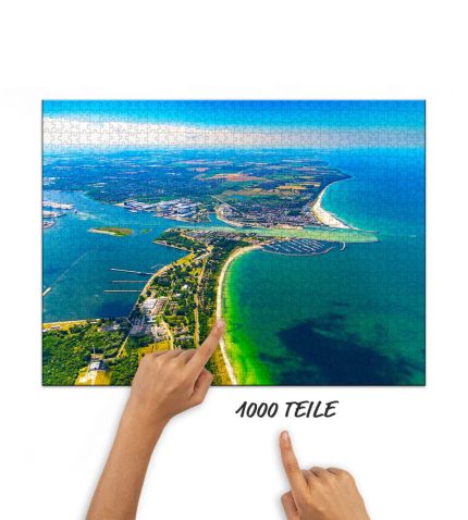 Puzzle Rostocks Norden von oben