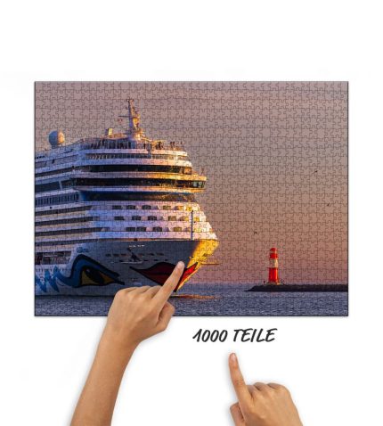 Puzzle AIDAmar am Molenfeuer
