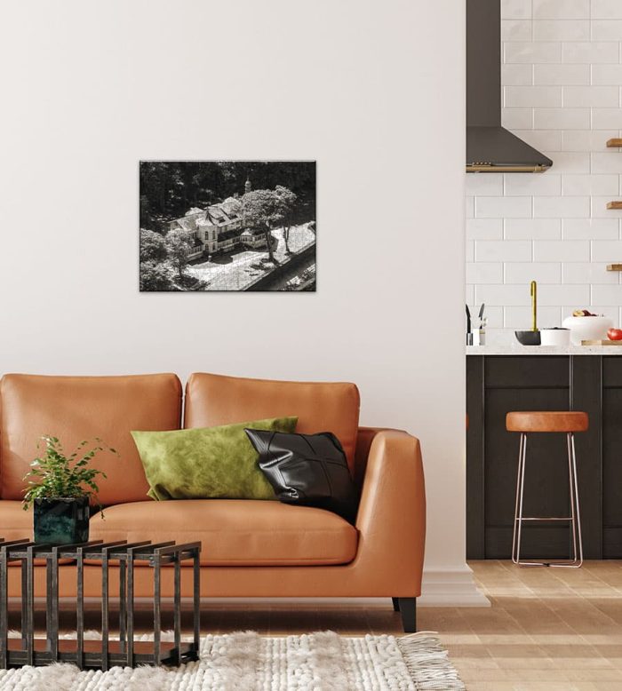Puzzle Alexandrinen-Cottage von oben