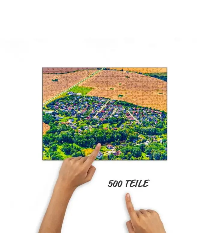 Puzzle Poppendorf von oben