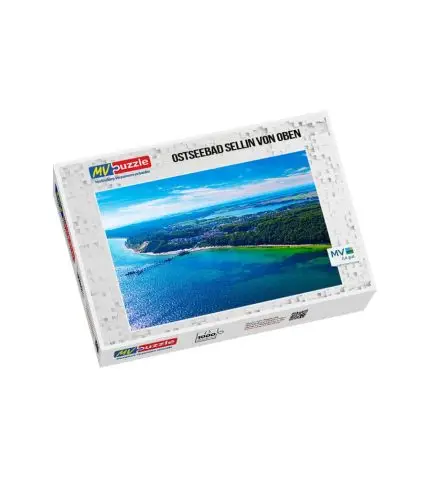 Puzzle Ostseebad Sellin von oben