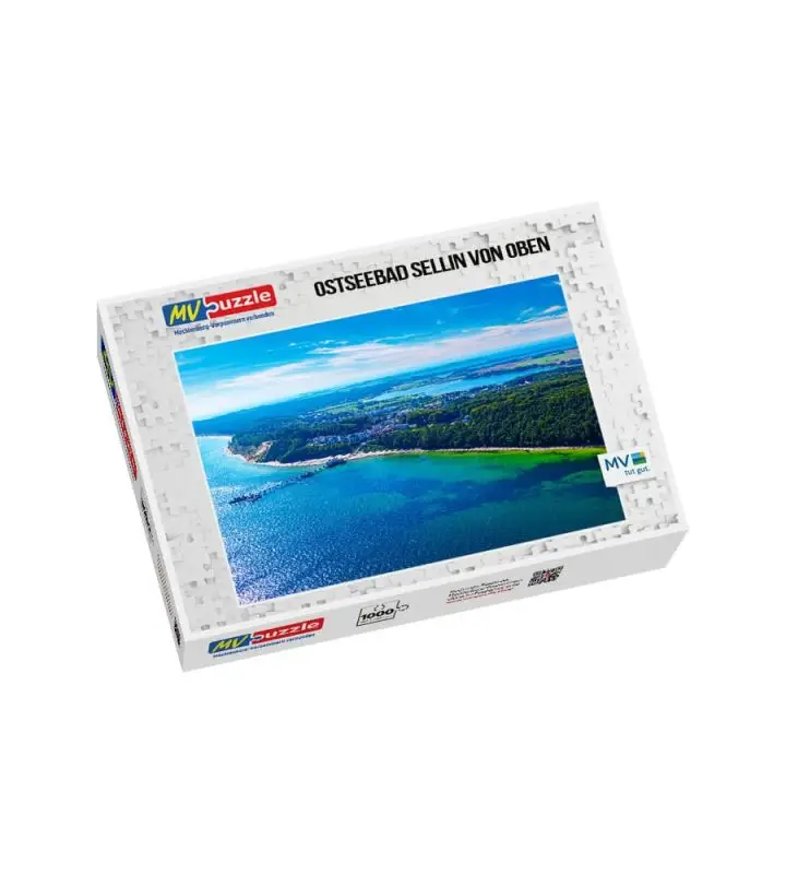 Puzzle Ostseebad Sellin von oben