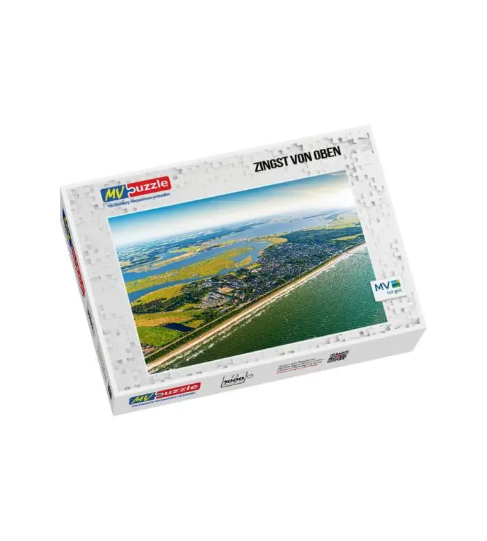 Puzzle Zingst von oben