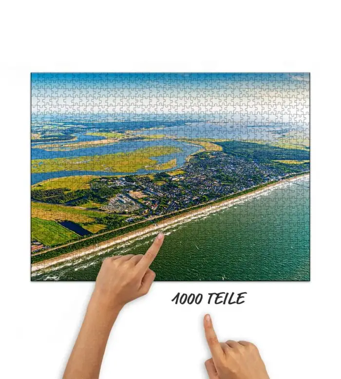Puzzle Zingst von oben