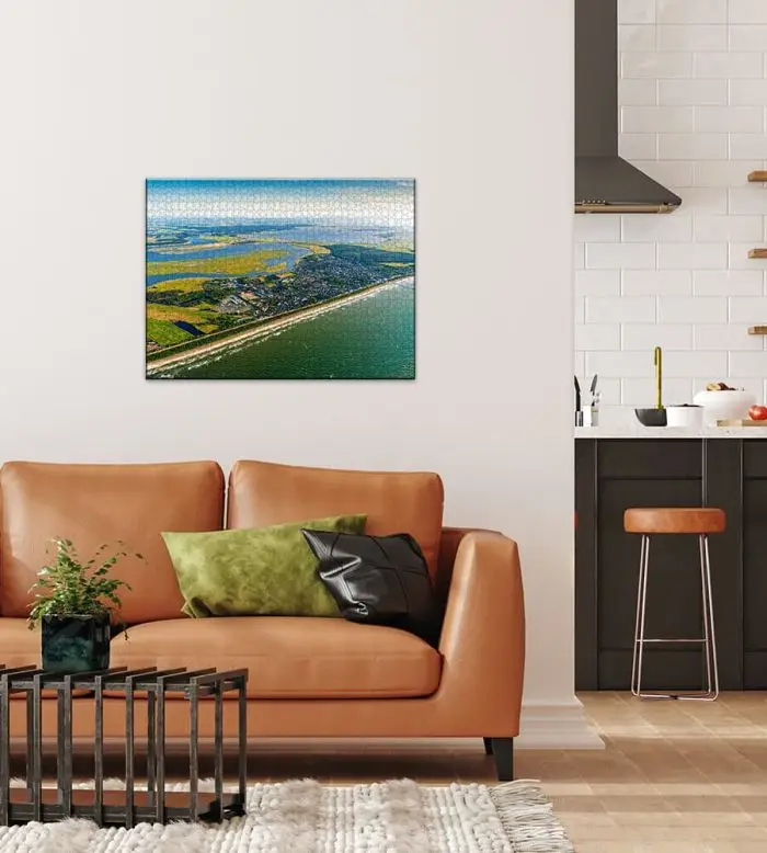 Puzzle Zingst von oben