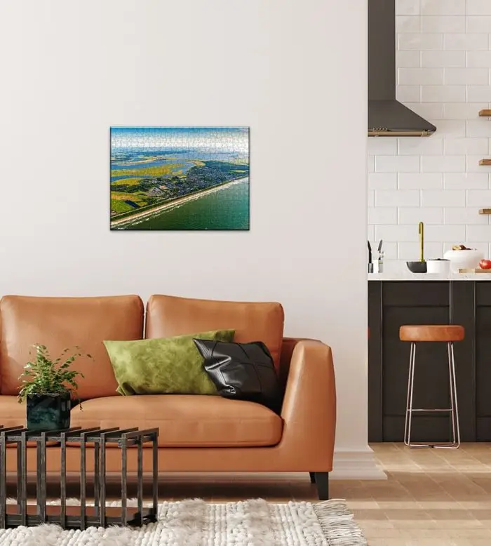 Puzzle Zingst von oben