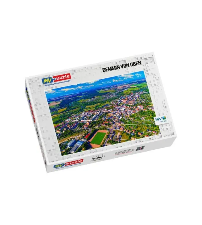 Puzzle Demmin von oben
