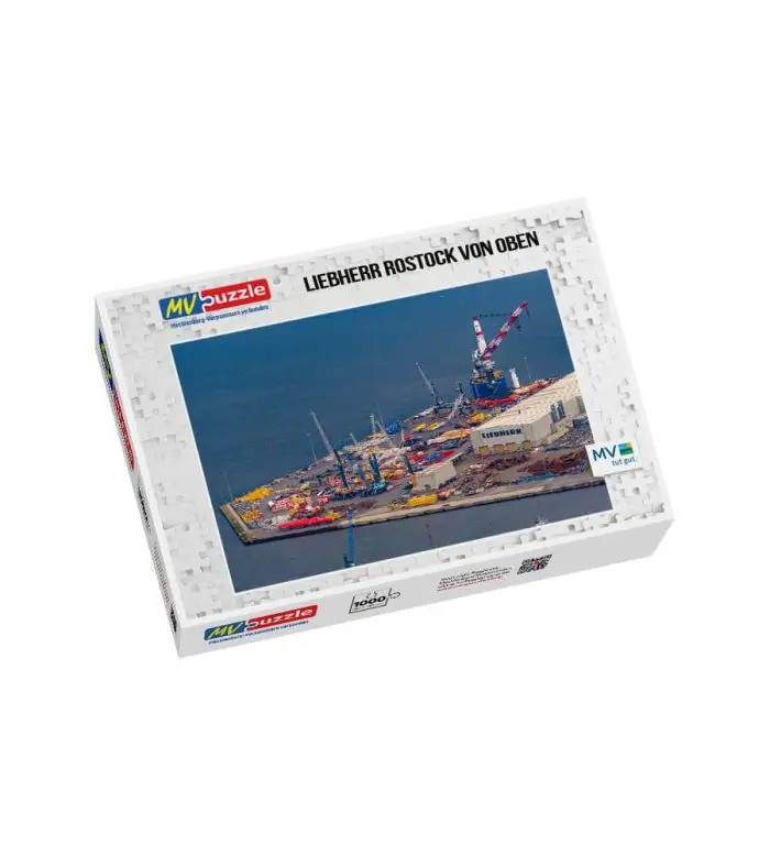 Puzzle Liebherr Rostock von oben