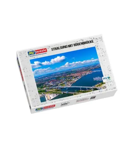 Puzzle Stralsund mit Rügenbrücke