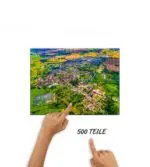Puzzle Blumenstadt Tessin von oben