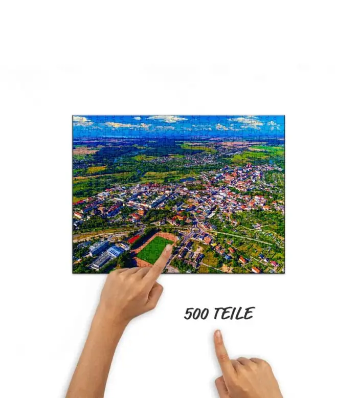 Puzzle Demmin von oben