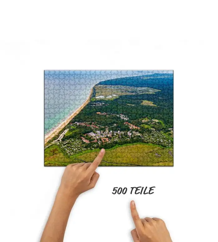 Puzzle Markgrafenheide von oben
