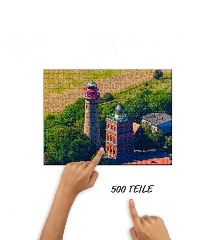 Puzzle Schinkelturm und Leuchtfeuer