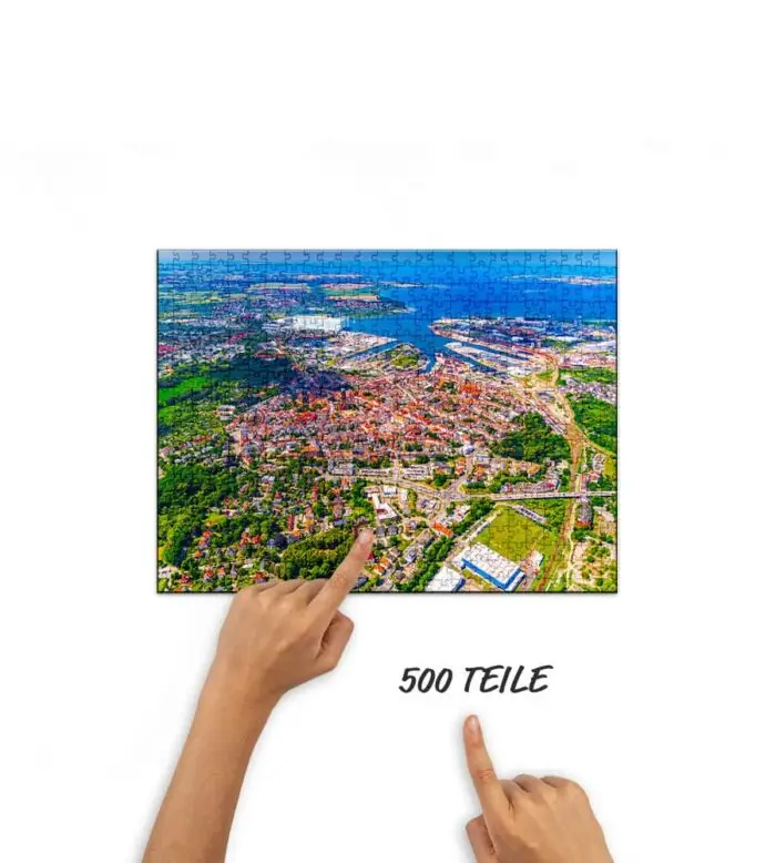 Puzzle Wismar Luftbild