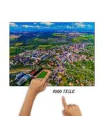 Puzzle Demmin von oben