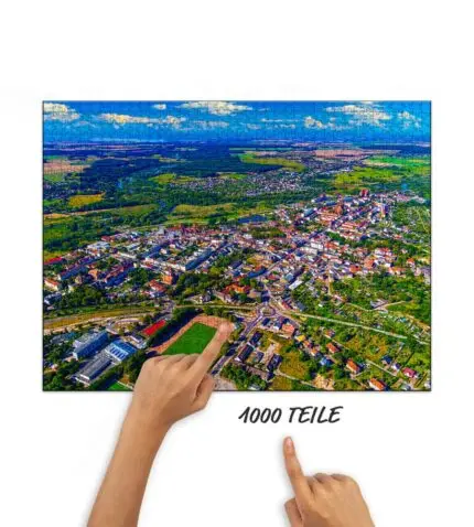 Puzzle Demmin von oben