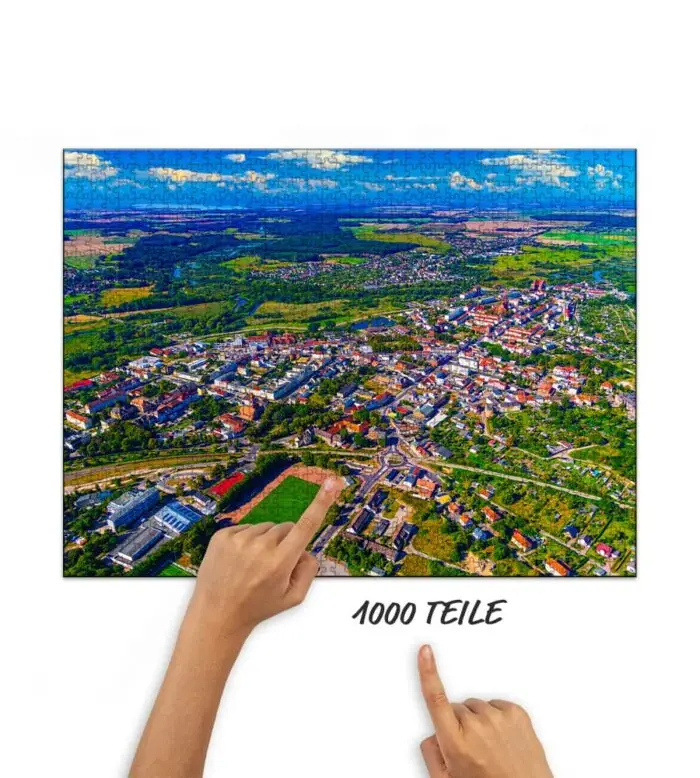 Puzzle Demmin von oben