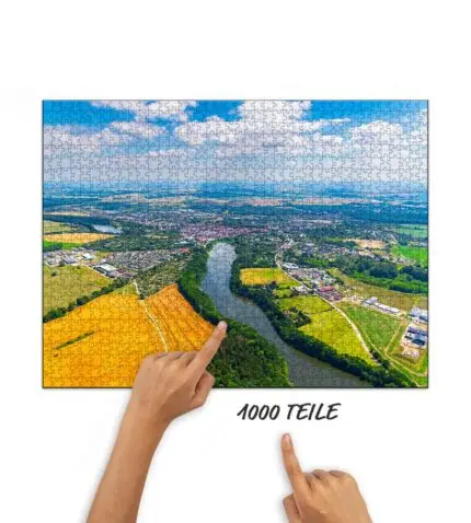 Puzzle Grevesmühlen von oben