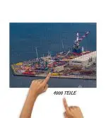 Puzzle Liebherr Rostock von oben