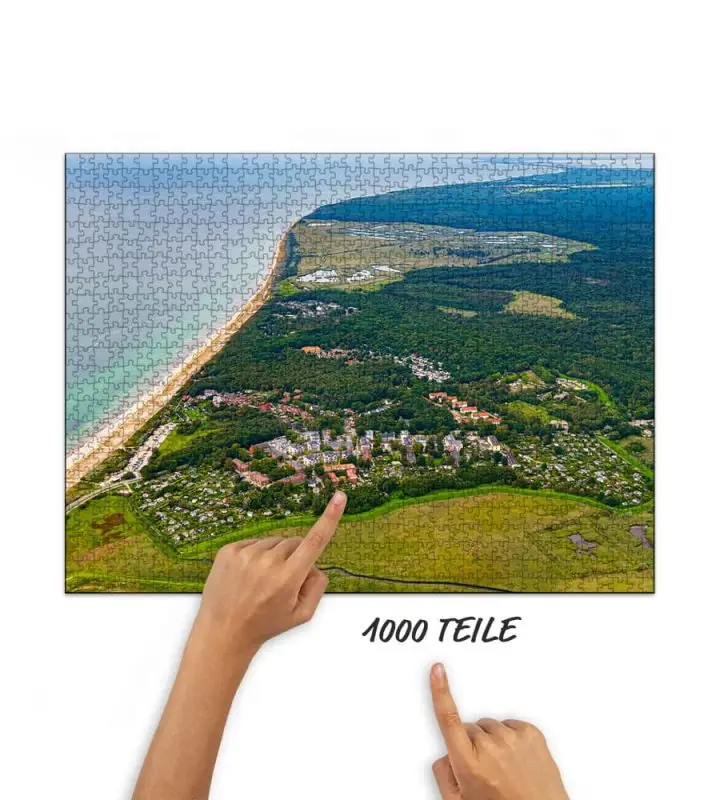 Puzzle Markgrafenheide von oben