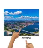Puzzle Stralsund mit Rügenbrücke