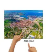 Puzzle Wismar Luftbild
