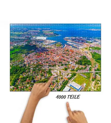 Puzzle Wismar Luftbild