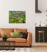 Puzzle Blumenstadt Tessin von oben