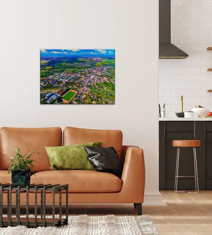 Puzzle Demmin von oben