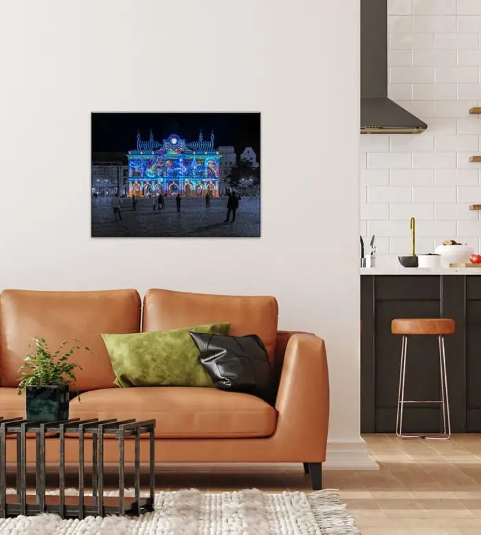 Puzzle Lichtkunst am Rathaus Rostock