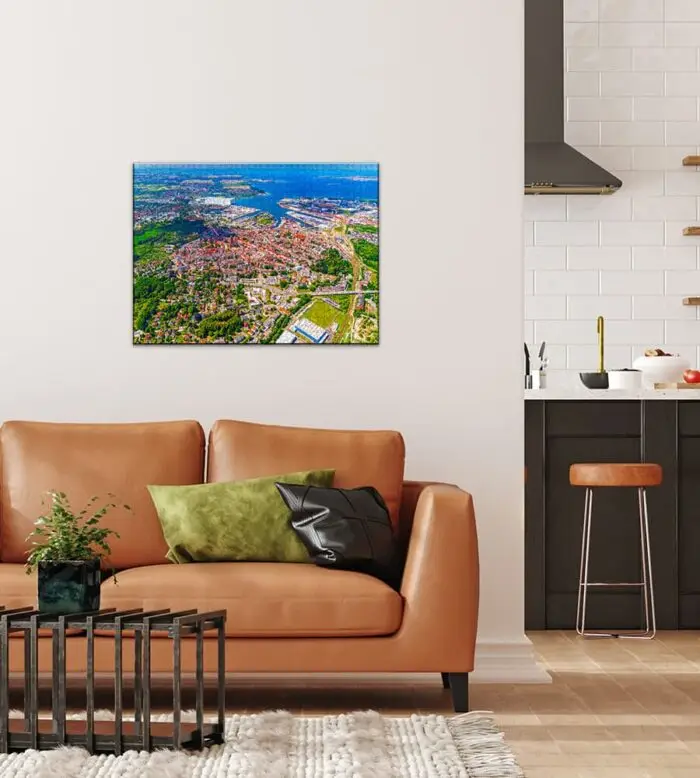 Puzzle Wismar Luftbild