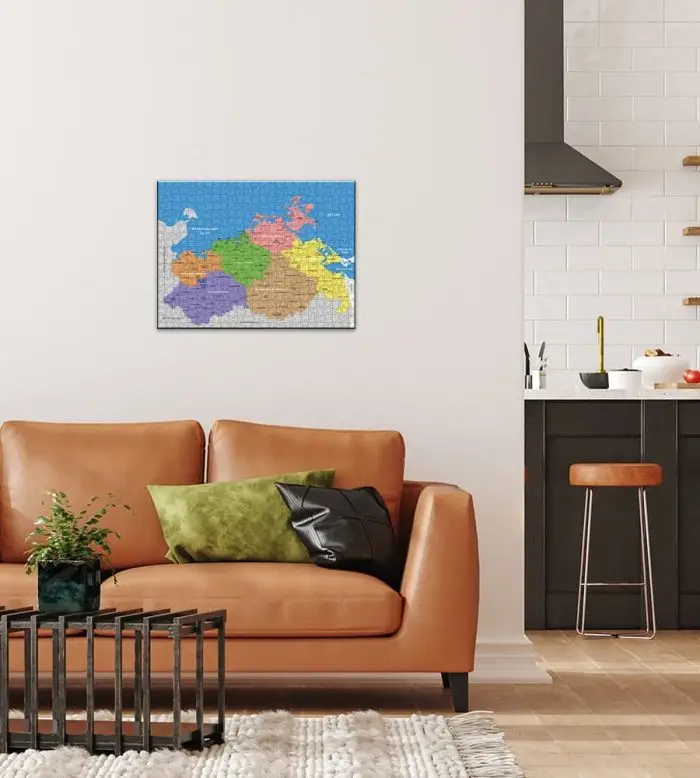 Puzzle Karte Mecklenburg-Vorpommern